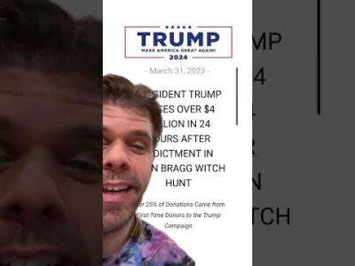 Donald Trump's Indictment Is GOOD For Him! Here's How! - perezhilton.com