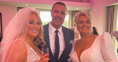Paddy McGuinness poses for snap with the beautiful brides as his cousin gets married - and ex wife Christine shares in their joy - www.manchestereveningnews.co.uk - county Lee - county Rogers