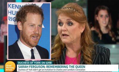 Shade For Prince Harry? Sarah Ferguson Talks Coronation Snub & More! - perezhilton.com - Britain