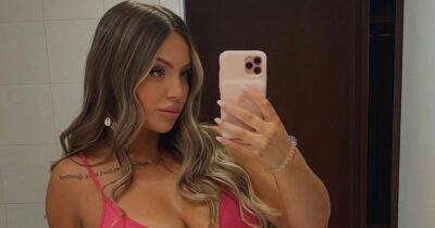 Holly Hagan hits back at mum-shaming for not ‘protecting’ bump in pregnancy look - www.ok.co.uk - county Crosby