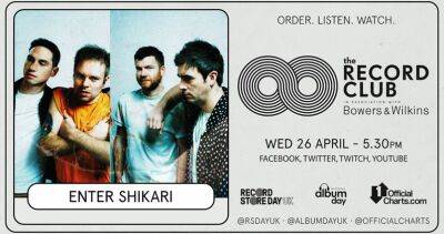 Enter Shikari announced as the next guests on The Record Club - www.officialcharts.com - Britain