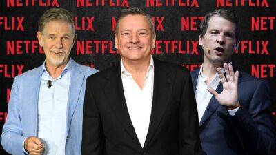 Netflix’s Reed Hastings, Ted Sarandos, Greg Peters Pulled in Combined $129 Million in 2022 as Stock Sank - thewrap.com
