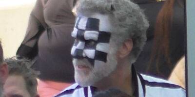 Will Ferrell Paints Black & White Checkerboard On His Face To Support LA Kings During Stanley Cup Playoffs - www.justjared.com - Los Angeles