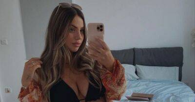 Pregnant Holly Hagan shows of blossoming baby bump in slinky bikini - www.ok.co.uk - county Crosby