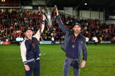 Ryan Reynolds Smells Of ‘Champagne, Beer & Grass’ After Wrexham Victory Propels Team To Premier League - etcanada.com - Britain - city This
