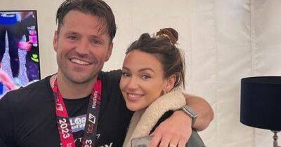Mark Wright supported by wife Michelle Keegan as he 'smashes' London Marathon with brother weeks after 'warrior' premature baby arrival - www.manchestereveningnews.co.uk - Manchester - county Marathon