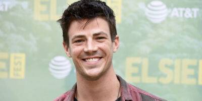 Grant Gustin Is Officially Wrapped On 'The Flash' - www.justjared.com