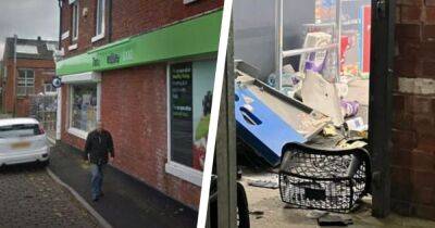 Loud explosion heard as gang blow up cash machine - www.manchestereveningnews.co.uk - Manchester