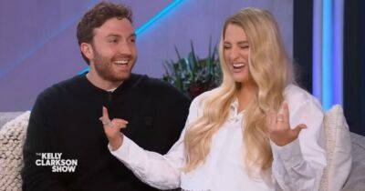 Pregnant Meghan Trainor announces baby's gender in sweet live TV moment - www.ok.co.uk - Indiana - county Riley