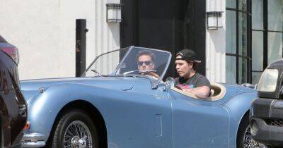 Brooklyn Beckham goes for drive in vintage car that David gifted him for wedding - www.ok.co.uk - USA - Florida - county Palm Beach