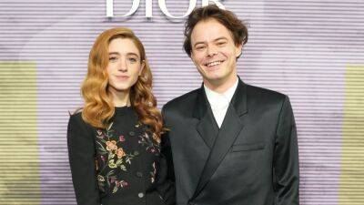'Stranger Things' Stars and Real-Life Couple Natalia Dyer and Charlie Heaton Make Rare Red Carpet Appearance - www.etonline.com - Britain - London