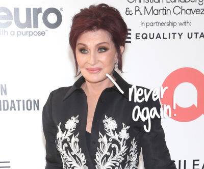 Sharon Osbourne Swears Off Plastic Surgery After Facelift Left Her Looking 'Like A F**king Cyclops'! - perezhilton.com