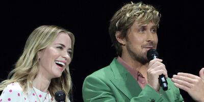 Ryan Gosling & Emily Blunt Promote 'The Fall Guy' at CinemaCon! - www.justjared.com - Las Vegas