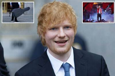 Ed Sheeran sings snippet of ‘Thinking Out Loud’ during Marvin Gaye copyright infringement trial - nypost.com - Britain