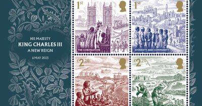 Royal Mail reveals four new stamps for King's Coronation - www.manchestereveningnews.co.uk - Manchester - county King George