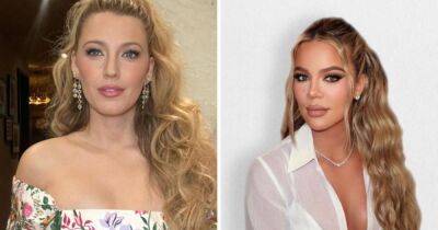 The half up hairstyle is trending thanks to celebs like Blake Lively and Khloe Kardashian - www.ok.co.uk