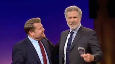 Will Ferrell Delivers ‘The Late Late Show’ Coup de Grâce – by Obliterating James Corden’s Desk With a Sledgehammer (Video) - thewrap.com
