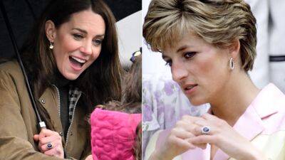 Kate Middleton Says Princess Diana's Engagement Ring Fit Perfectly - www.glamour.com