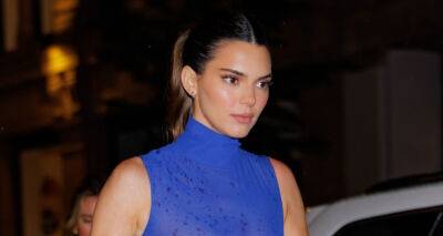 Kendall Jenner Wears Blue Sheer Outfit to Chanel Event in NYC - www.justjared.com - New York