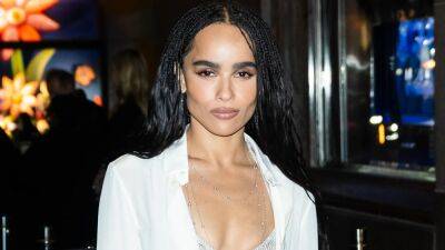 Zoë Kravitz Gave Office Attire a Makeover in Another Crystal Bra - www.glamour.com - New York