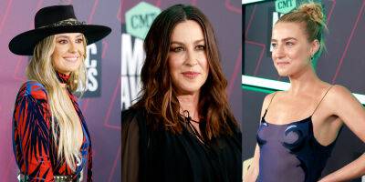 Alanis Morissette, Lainey Wilson & More Hit Red Carpet Before Their 'You Oughta Know' Performance at CMT Music Awards! - www.justjared.com - Texas