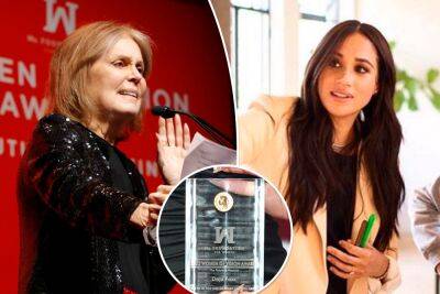 Gloria Steinem to present Meghan Markle with 2023 Women of Vision award - nypost.com