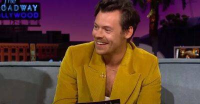 Harry Styles says “never say never” to One Direction reunion during final Late Late Show With James Corden - www.thefader.com