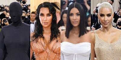 Kim Kardashian's 9 Met Gala Looks Ranked Before She Walks the Red Carpet at the 2023 Met Gala - www.justjared.com