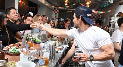 Mark Wahlberg Plays Bartender to Serve His Tequila Brand at Roadside Taco Event - www.justjared.com - city Studio