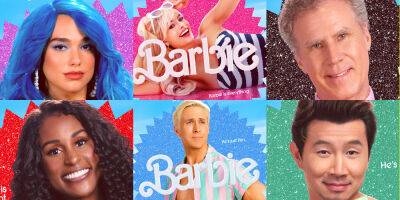 'Barbie' Movie Posters Confirm 11 Stars Are Playing Barbie, 5 Stars Are Playing Ken & So Much More - www.justjared.com