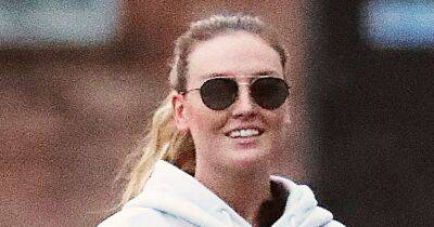 Little Mix's Perrie Edwards beams on way home from four hour visit to beauty salon - www.ok.co.uk - Britain - Dubai