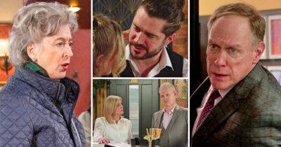 Corrie pictures reveal Evelyn destroyed, Sarah cheats - and another murder - www.msn.com - London