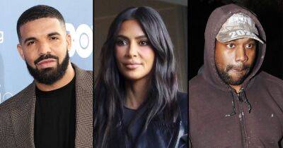 Drake Samples Clip of Kim Kardashian Talking About Kanye West Divorce on New Song - www.usmagazine.com - Canada - county Graham - city Dennis, county Graham