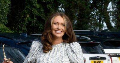 Pregnant Charlotte Dawson shows off her baby bump as she takes her son for Easter Breakfast - www.ok.co.uk - county Dawson