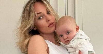 New mum Jorgie Porter says 'I don't think it's fair' as she's asked about 'getting back in shape' after giving birth - www.msn.com