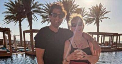 TOWIE's James Argent beams in poolside snap with mum on holiday after dramatic weight loss - www.ok.co.uk - city Abu Dhabi