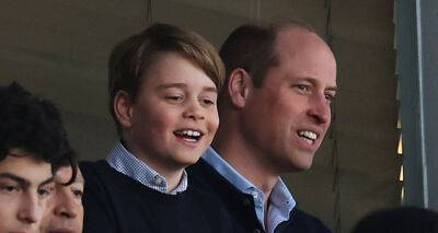 Prince William Brings Prince George to Premier League Match in England - www.justjared.com
