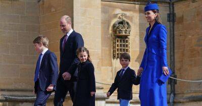 Royal fans 'can't believe' how tall Prince George, 9, is as he walks beside dad William - www.ok.co.uk - county Williams