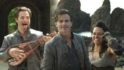 'Dungeons & Dragons' Gag Reel: Watch Chris Pine and the Cast Break on Set (Exclusive) - www.etonline.com