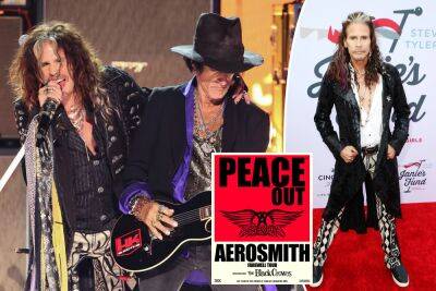 Aerosmith plans farewell tour amid Steven Tyler sexual-assault allegations - nypost.com - New York - USA - city Philadelphia - Boston - city Newark