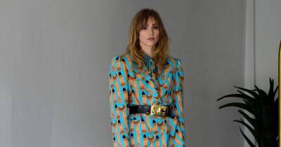Suki Waterhouse gives her Daisy Jones And The Six style a modern twist in Gucci dress - www.ok.co.uk - Britain
