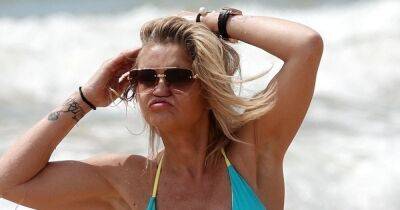 Danniella Westbrook soaks up sun in bikini after facelift 'nightmare' - www.ok.co.uk - Portugal - Turkey