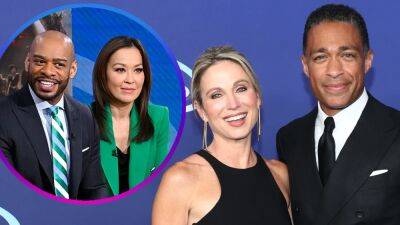 Why DeMarco Morgan and Eva Pilgrim Replacing Amy Robach and T.J. Holmes for 'GMA3' Is 'Not Surprising': Source - www.etonline.com - county Holmes