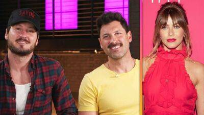 Val and Maksim Chmerkovskiy React to Julianne Hough as New 'DWTS' Co-Host, Talk Possible Return (Exclusive) - www.etonline.com