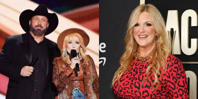 Dolly Parton Proposes a Threesome With Garth Brooks & Trisha Yearwood During ACM Awards 2023 Joke - www.justjared.com