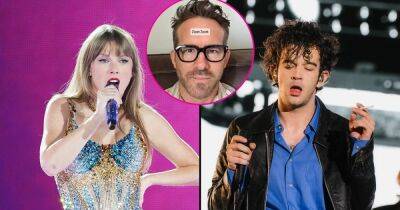 Ryan Reynolds Seemingly Pokes Fun at BFF Taylor Swift’s Rumored Romance With Matty Healy - www.usmagazine.com - Britain - Nashville - county Love