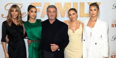 Sylvester Stallone & His Three Daughters Step Out For 'The Family Stallone' Premiere! - www.justjared.com - New York - county Tulsa