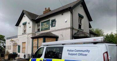 Police respond as yobs target boarded-up pub marked for demolition - www.manchestereveningnews.co.uk - Manchester - city Sandbach