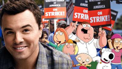 Seth MacFarlane & Showrunners Exit ‘Family Guy’ & ‘American Dad’ Until Striking WGA Gets New Contract - deadline.com - USA