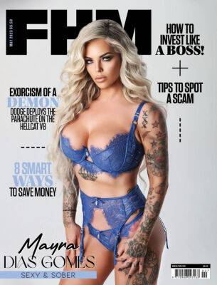 Hollywood It Girl Mayra Dias Gomes Is Strong, Sexy, & Sober On The Cover Of FHM USA! - perezhilton.com - Brazil - USA - Denmark